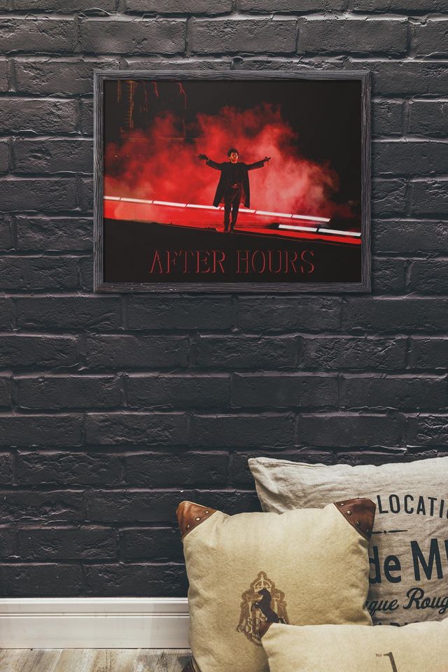 After Hours - Weeknds Live Concert Photography Poster