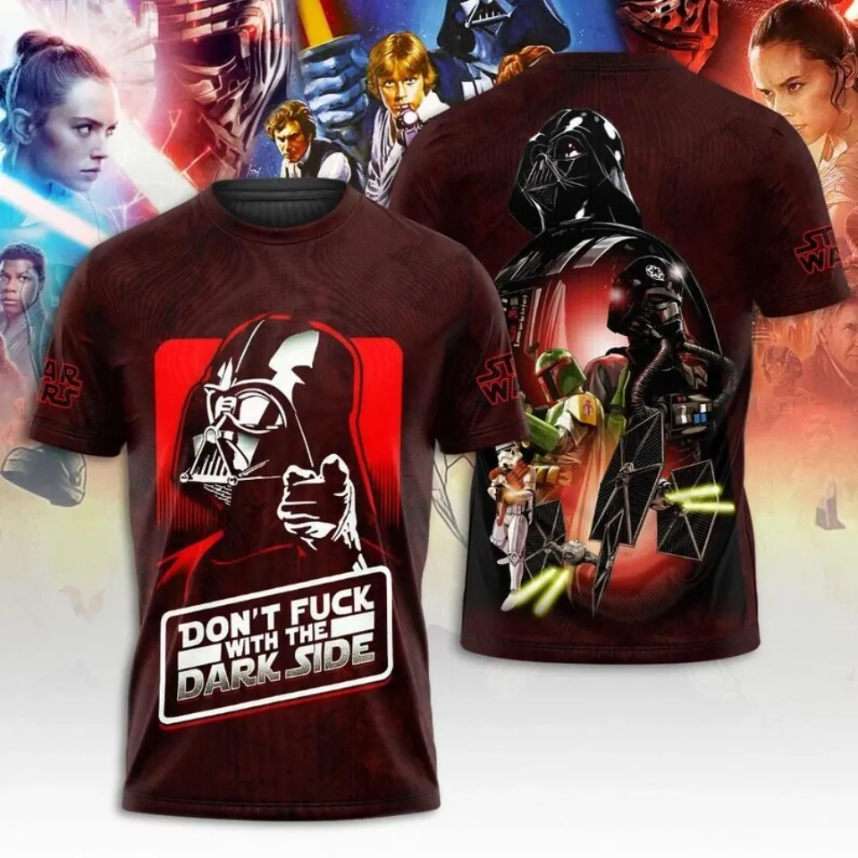 Darth Vader & Boba Fett Dark Side 3D T-Shirt
