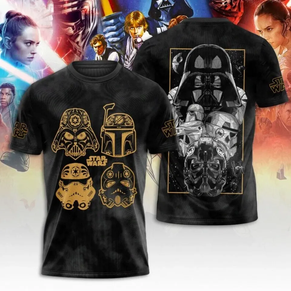 Darth Vader Boba Fett Stormtrooper 3D T-Shirt