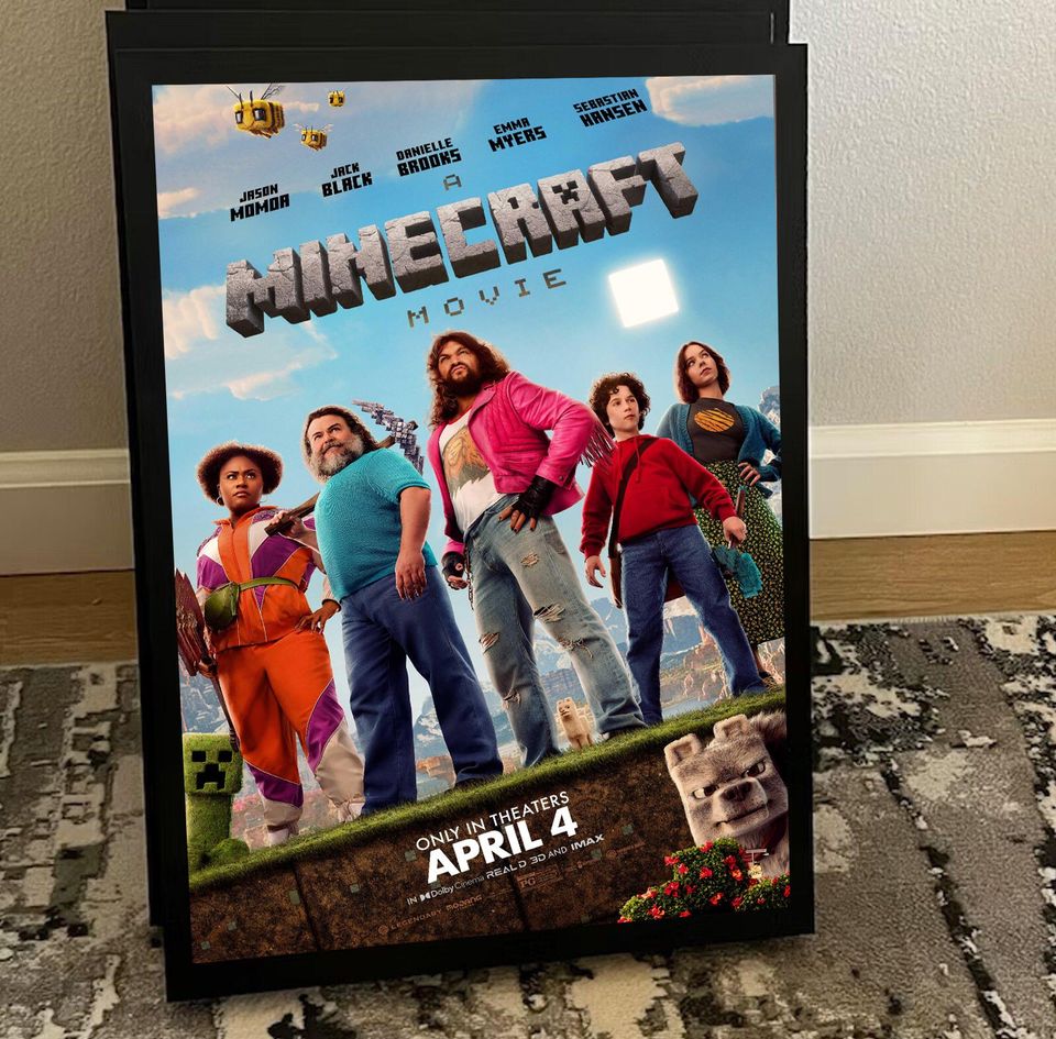 A Minecraft Movie (2025) Poster, No Framed