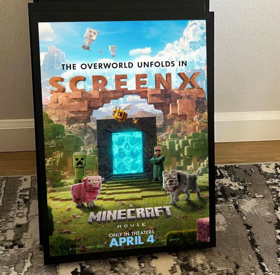A Minecraft Movie (2025) Poster, No Framed