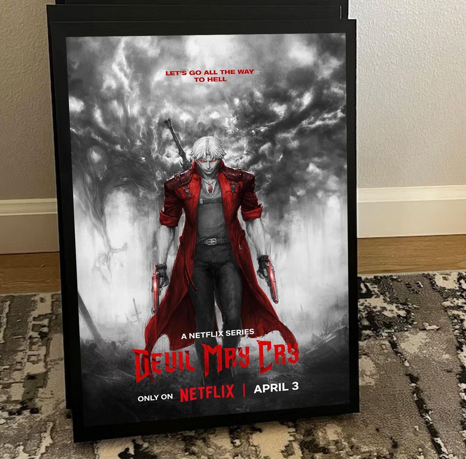 Devil May Cry TV Series 2025 Poster, No Framed