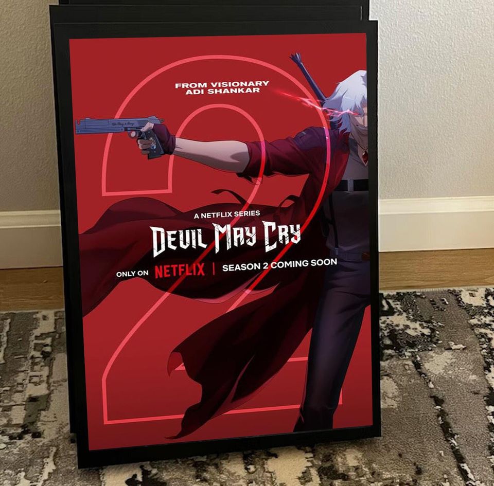 Devil May Cry TV Series 2025 Poster, No Framed