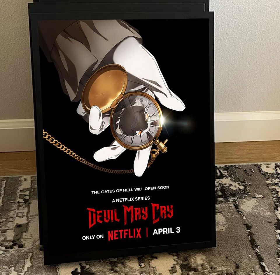 Devil May Cry TV Series 2025 Poster, No Framed