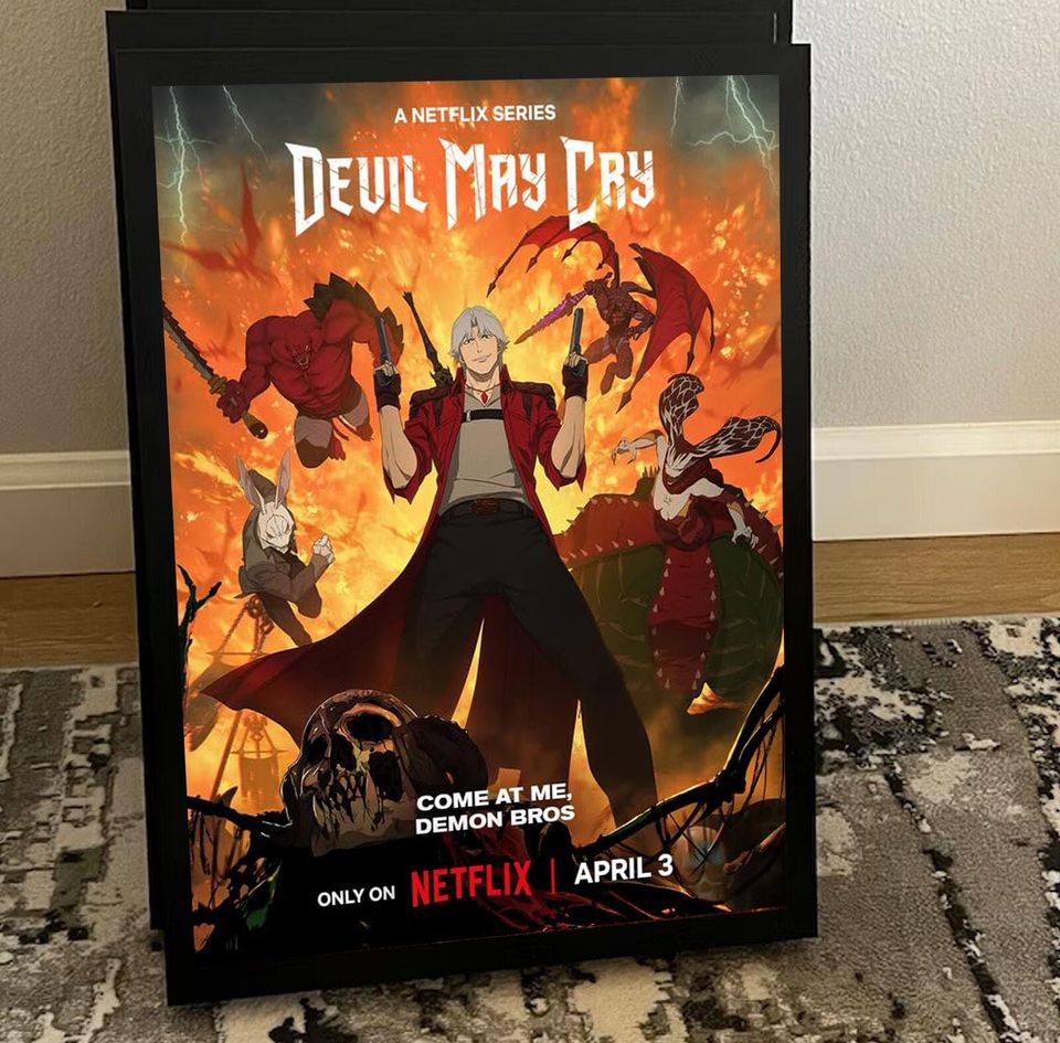 Devil May Cry TV Series 2025 Poster, No Framed