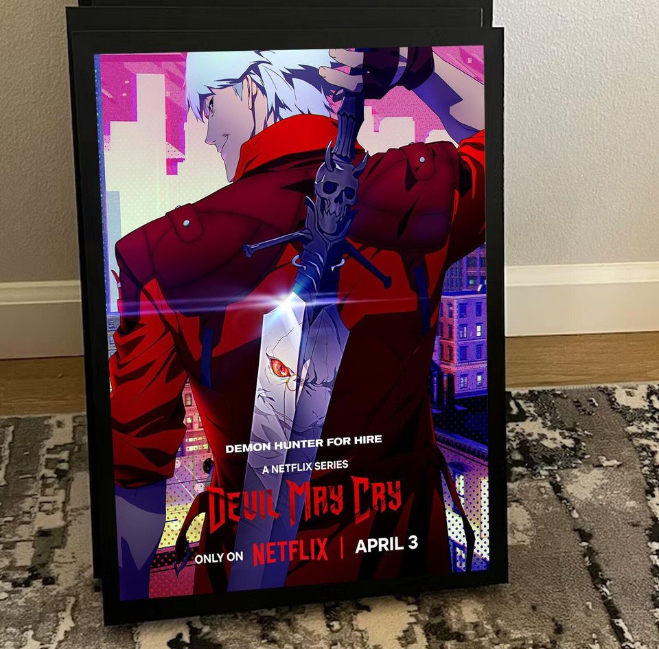 Devil May Cry TV Series 2025 Poster, No Framed