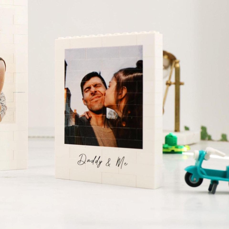 Custom Photo Building Block | Daddy & Me | Father's Day Gift