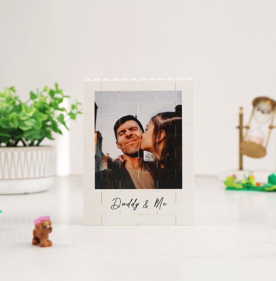 Custom Photo Building Block | Daddy & Me | Father's Day Gift