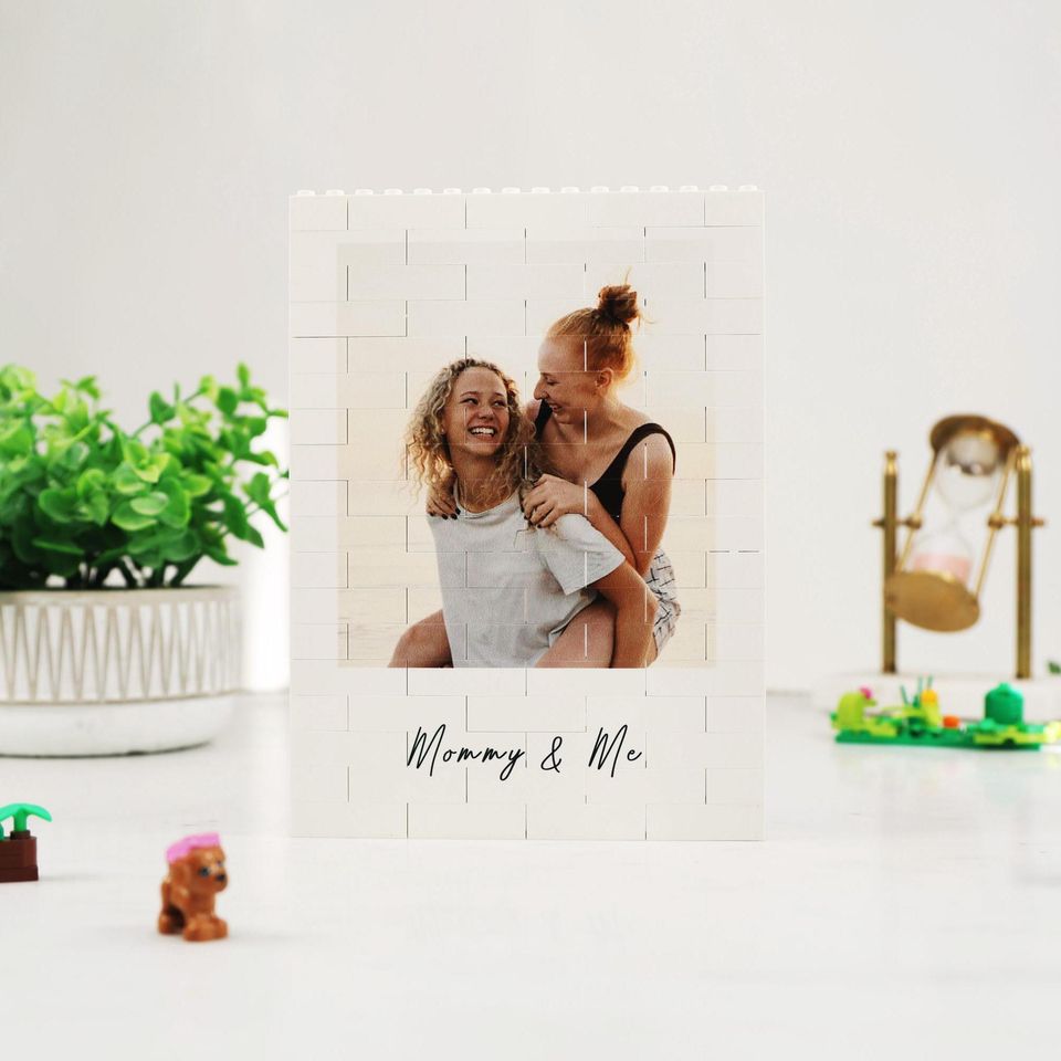 Custom Photo Building Block | Daddy & Me | Father's Day Gift