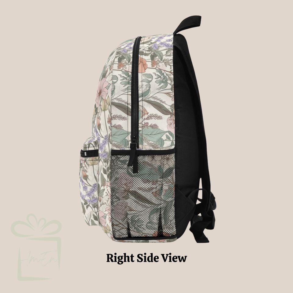 Boho Floral Scripture Backpack