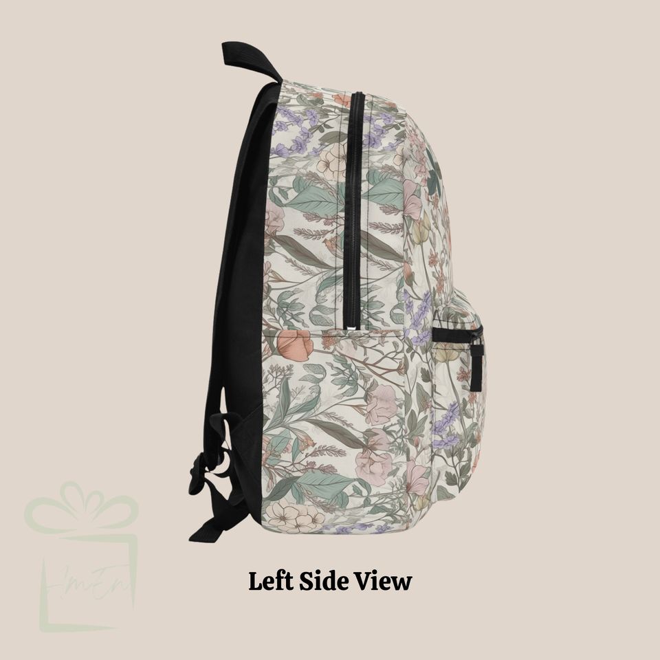 Boho Floral Scripture Backpack