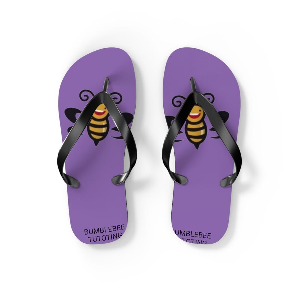 Bumblebee Tutoring Flip Flops