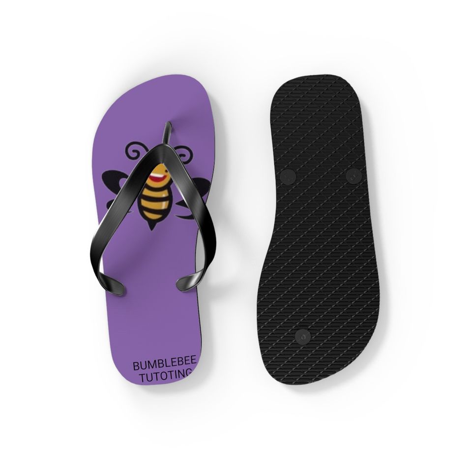 Bumblebee Tutoring Flip Flops