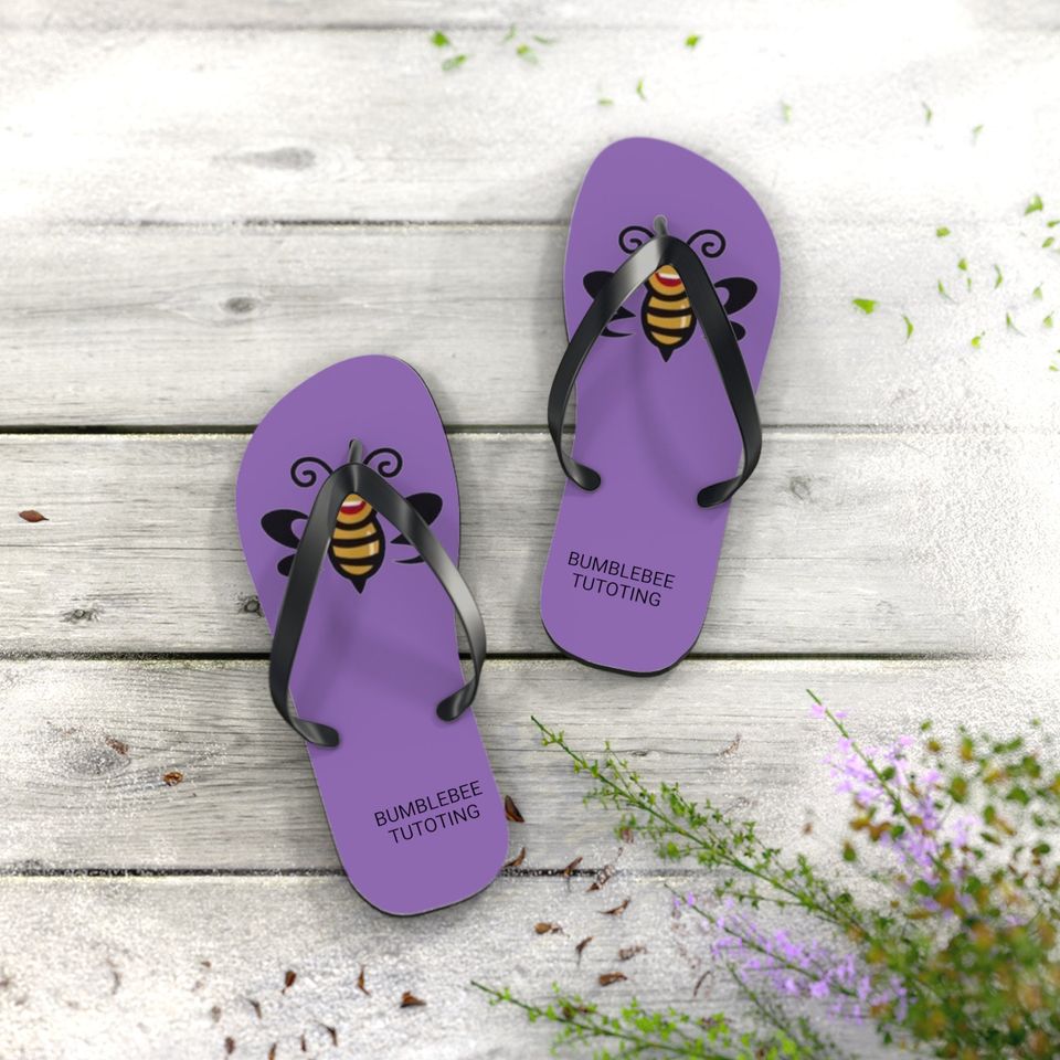 Bumblebee Tutoring Flip Flops