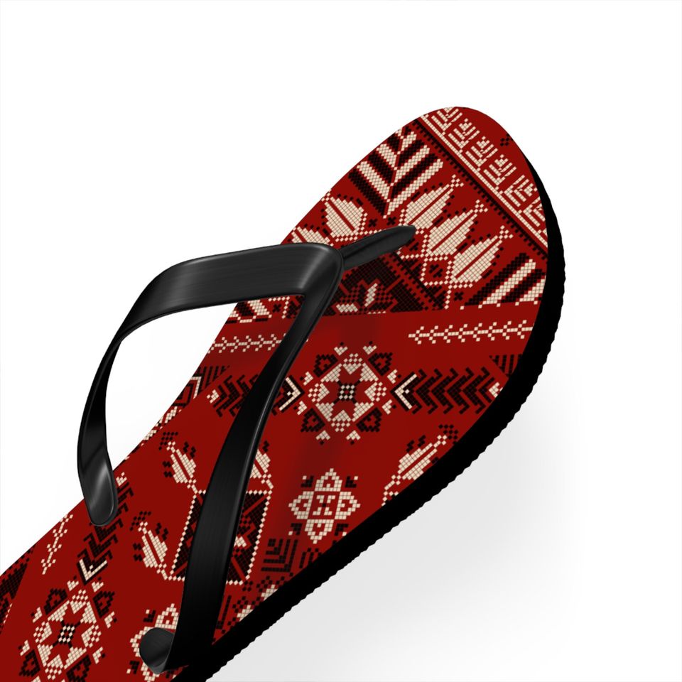 Tatreez Flip Flops