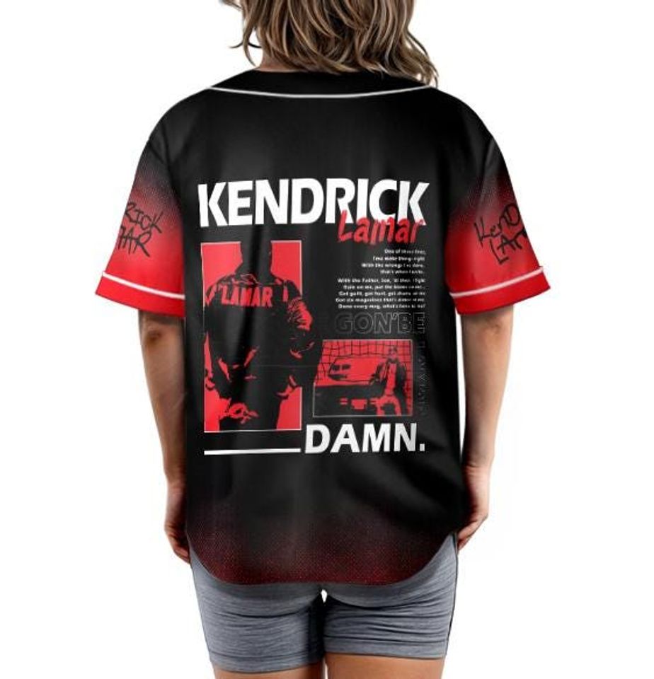 Kendrick Lamar Vintage 90s Retro Baseball Jersey