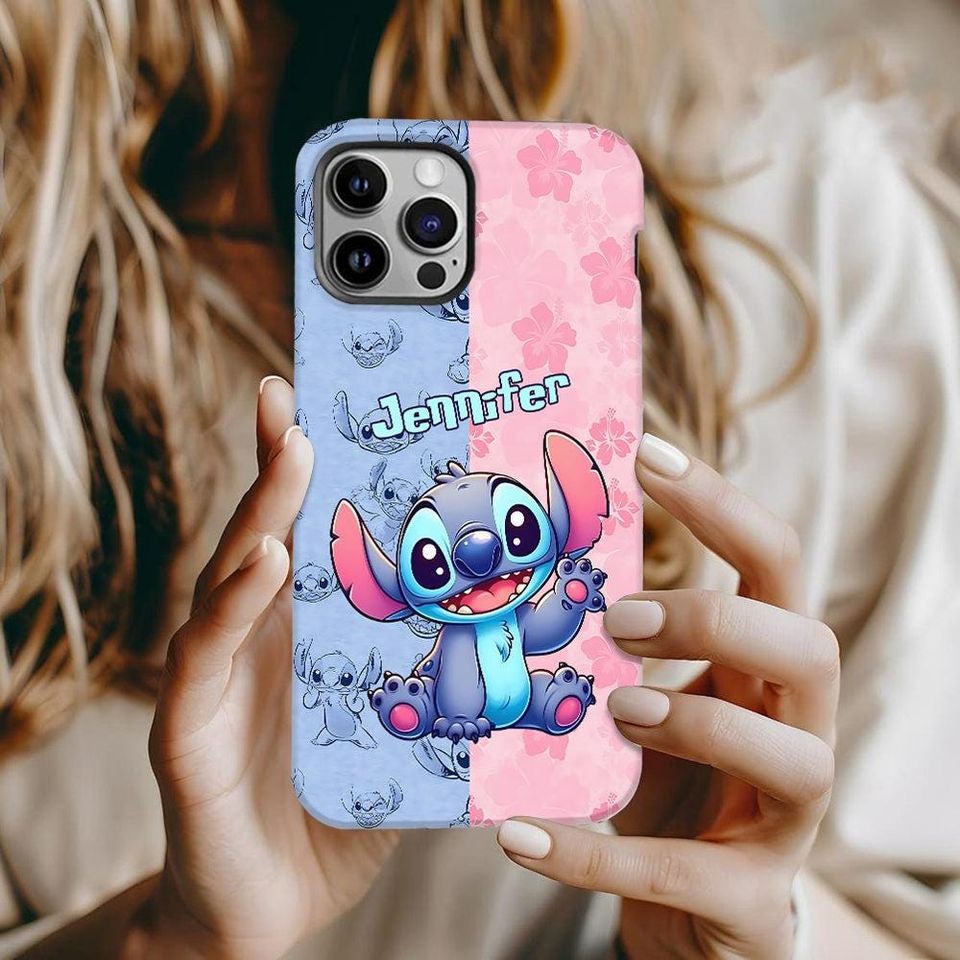 Custom Lilo and Stitch iPhone Case