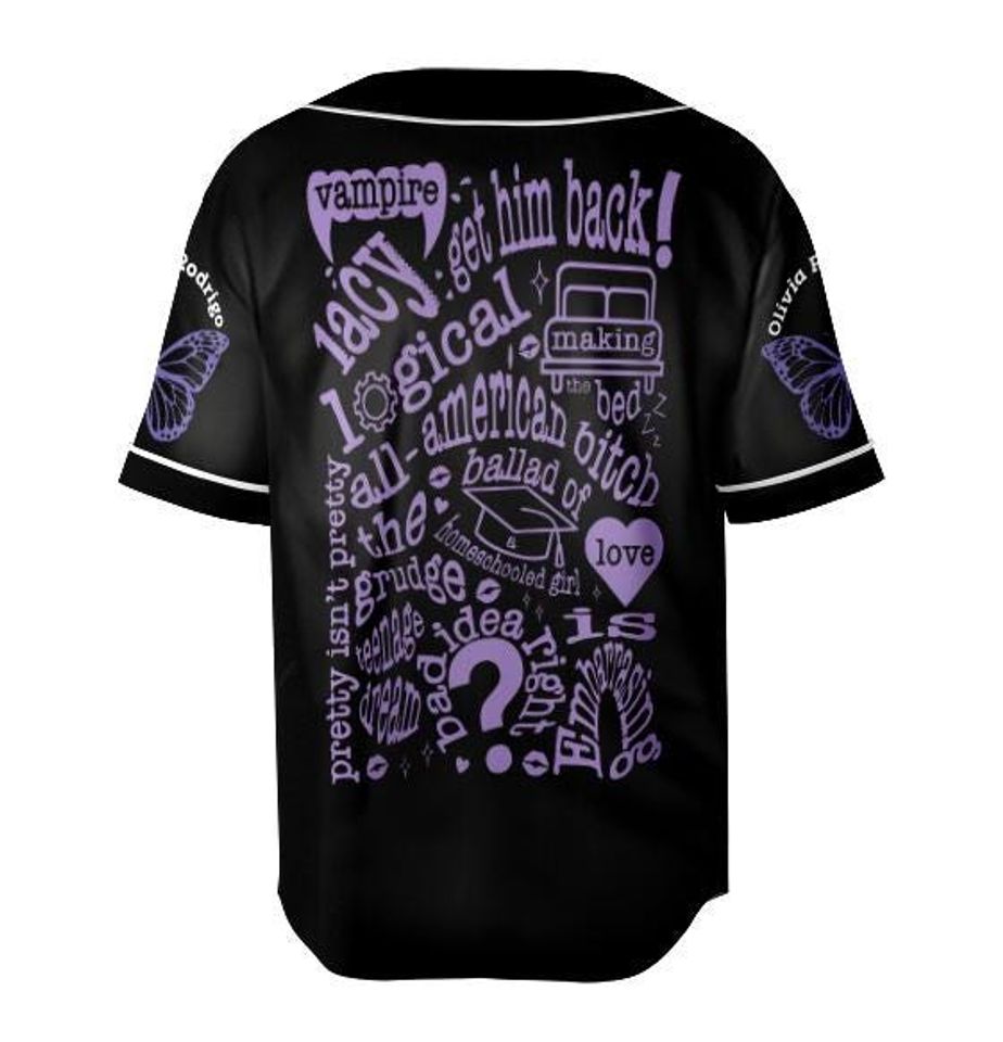 Olivia Rodrigo Bad Idea Right Jersey, Olivia Shirt