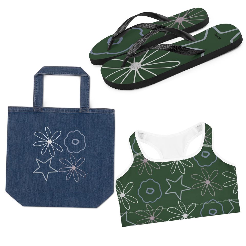 Sweet Forest Flip-Flops