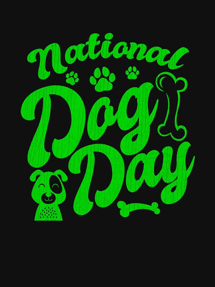 National Dog Day Lightweight Hoodie