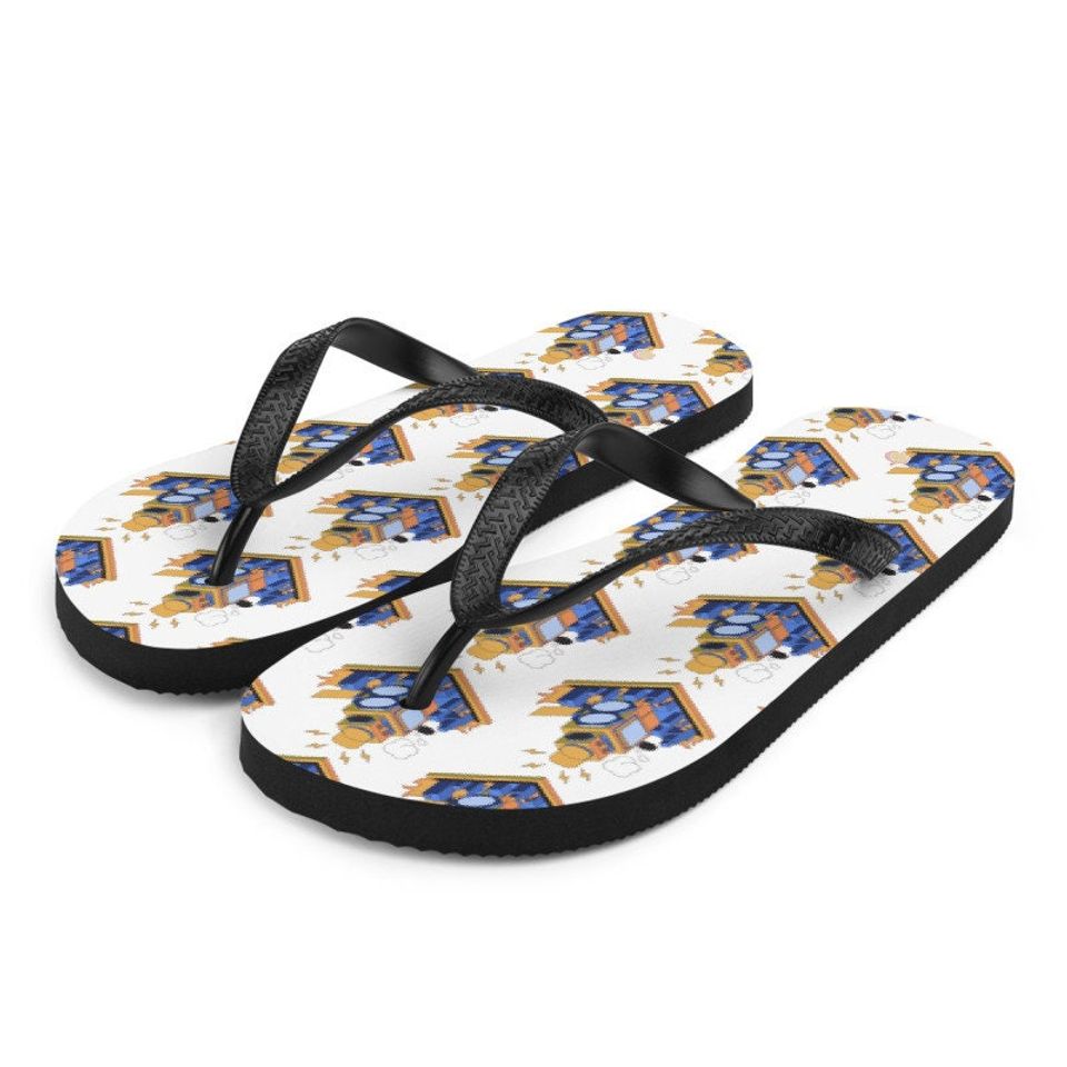 It's Monday - Create Personalised Name, Flip Flop Decor, Robot