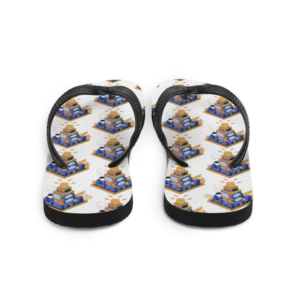It's Monday - Create Personalised Name, Flip Flop Decor, Robot