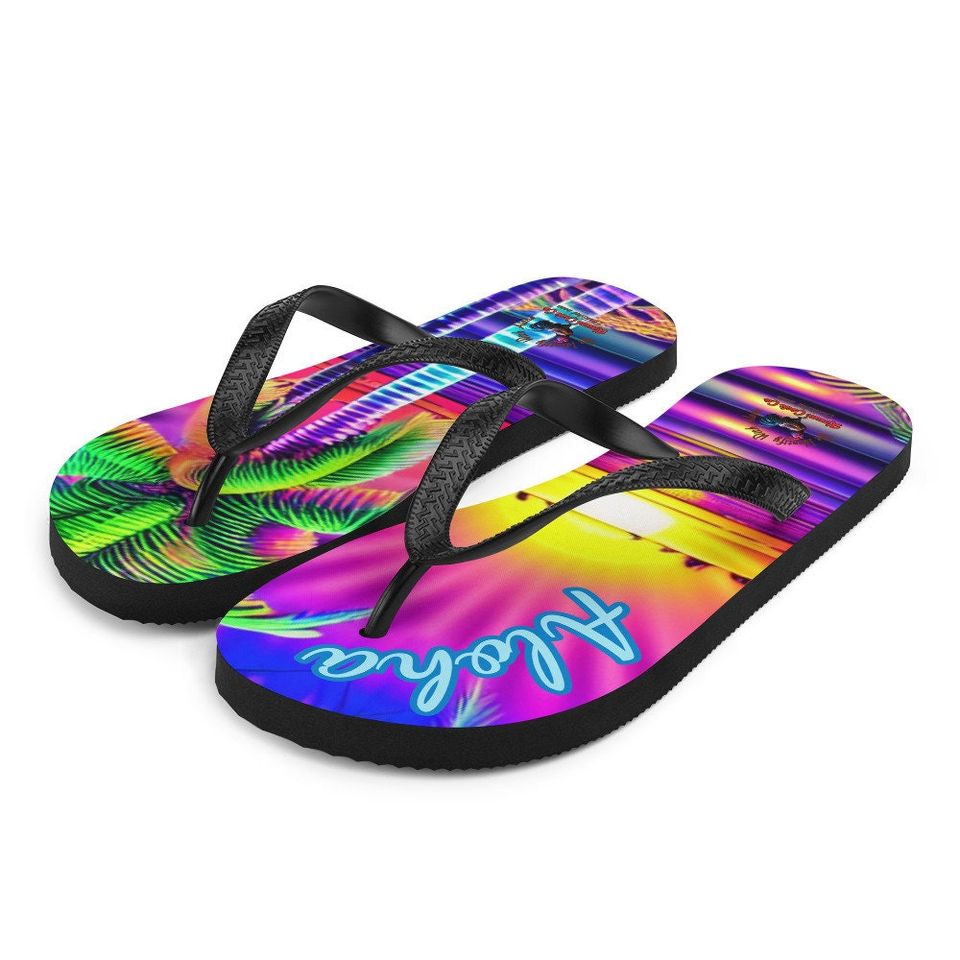 Tropical Sunset Aloha Edition Flip-Flops