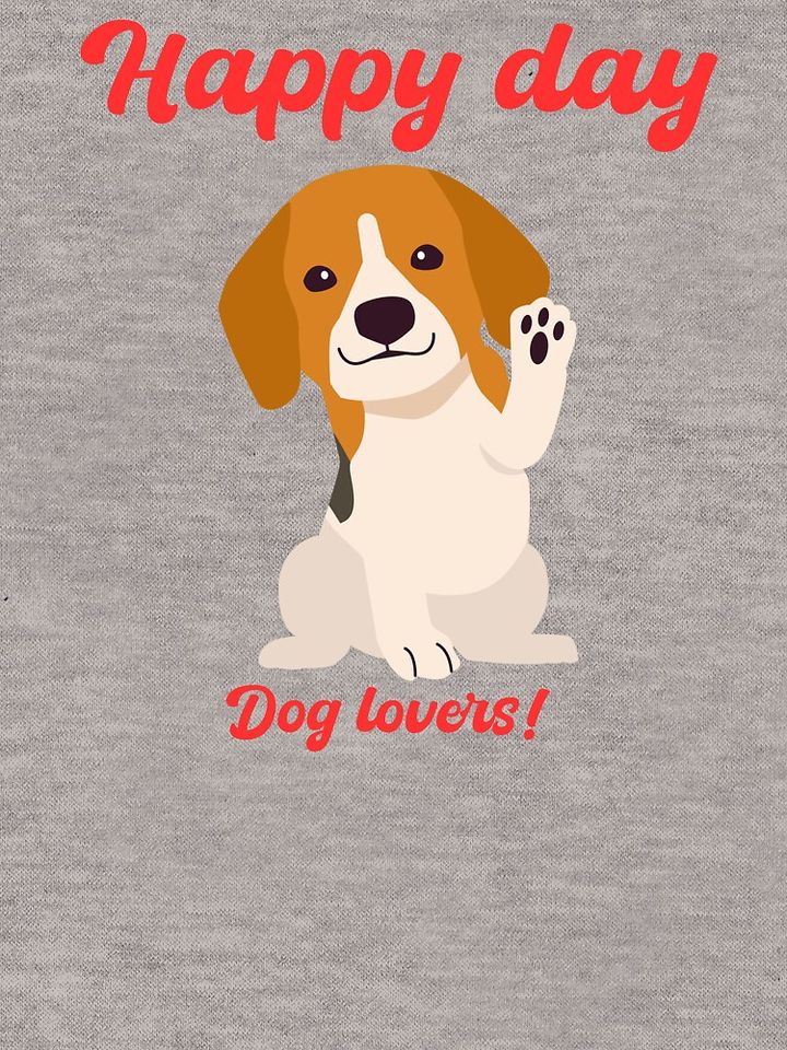happy day dog lovers Lightweight Hoodie