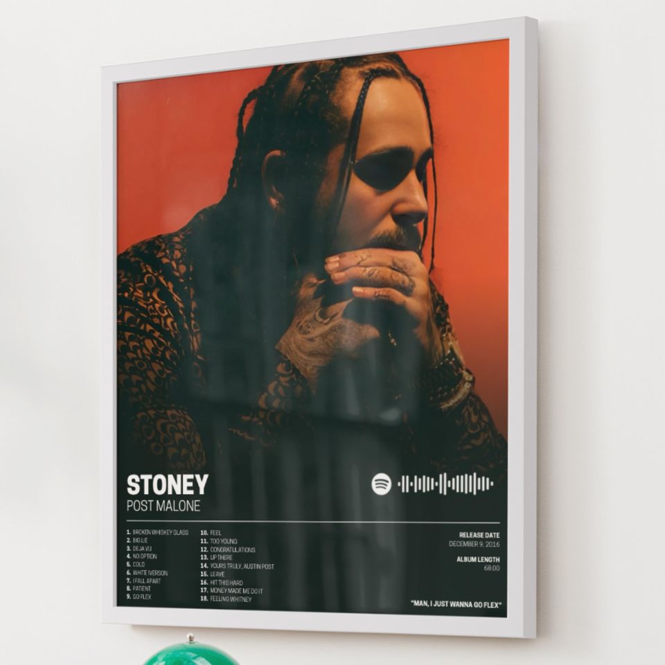 Post Malone Poster  Stoney Album Art