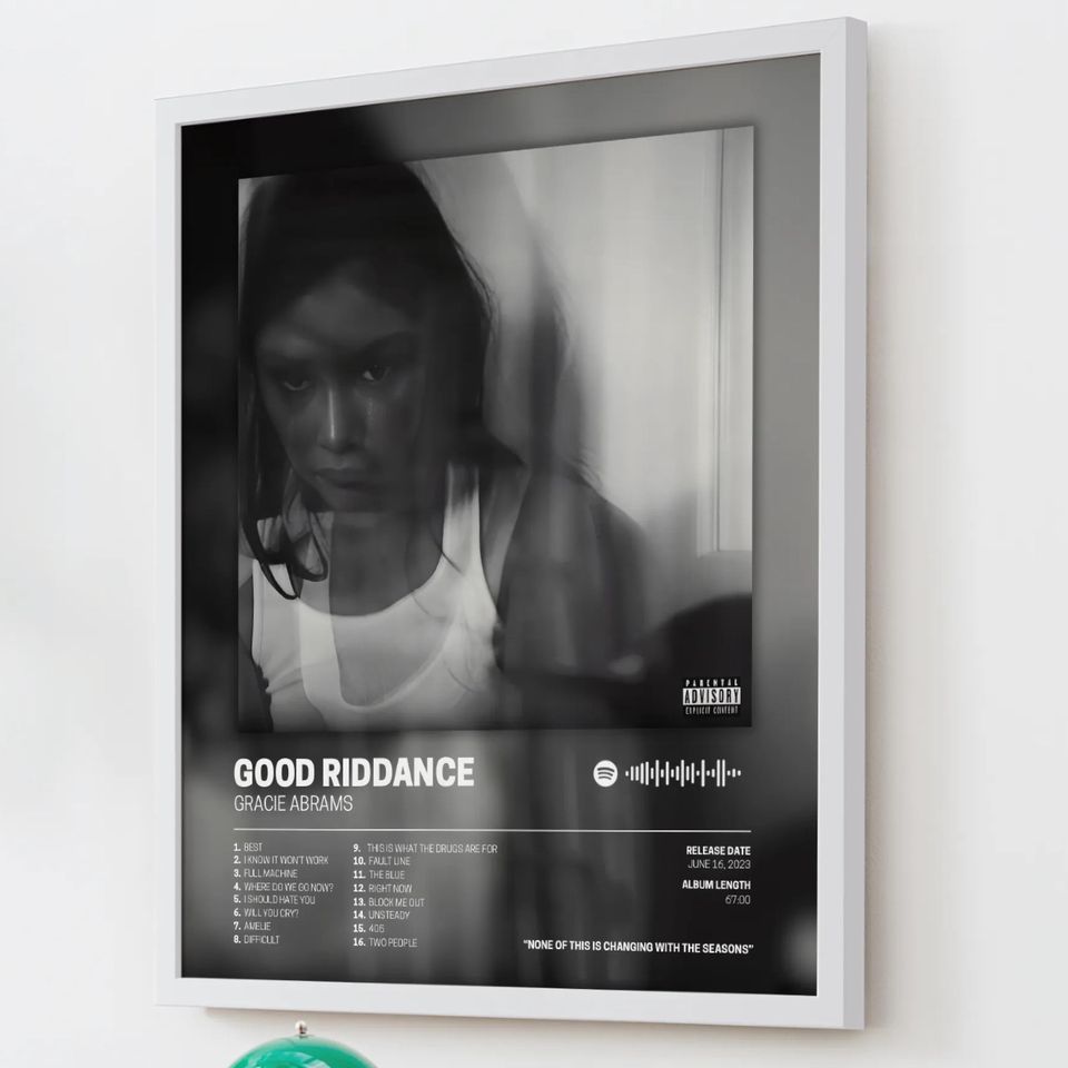 Gracie Abrams Poster  Good Riddance Deluxe Album Art