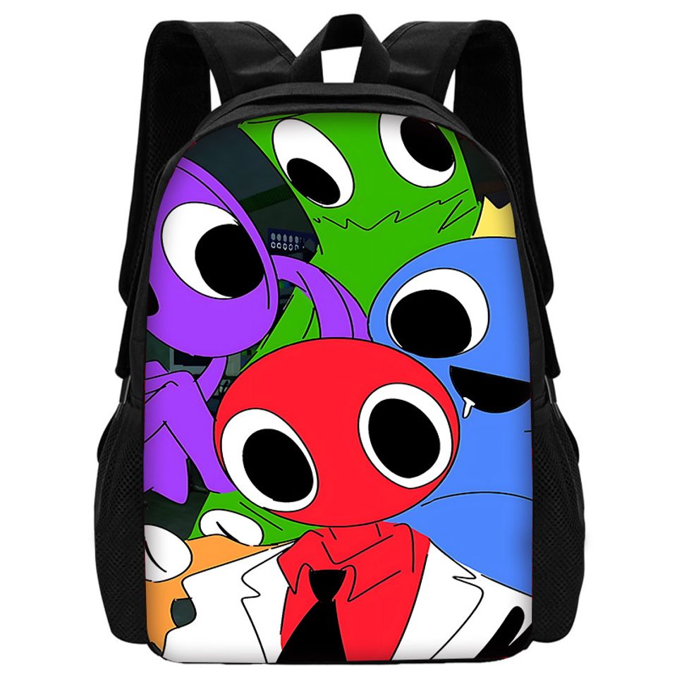 Child School Cartoon Game Rainbow Friends Backpack
