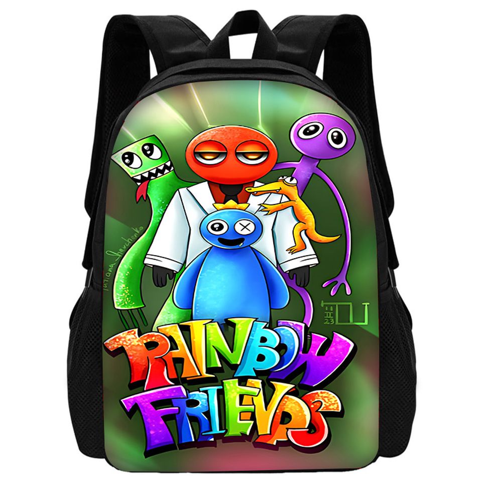 Child School Cartoon Game Rainbow Friends Backpack