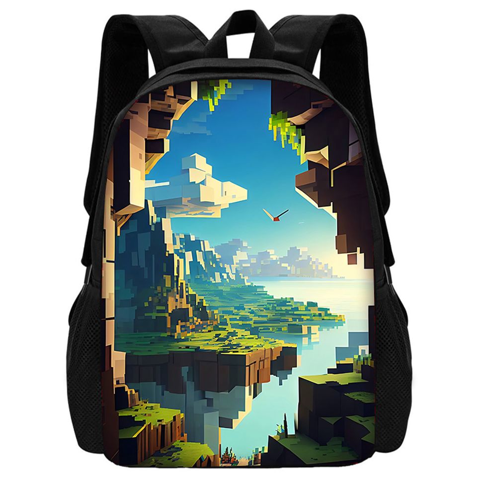 Minecraft Child School Cartoon Backpack