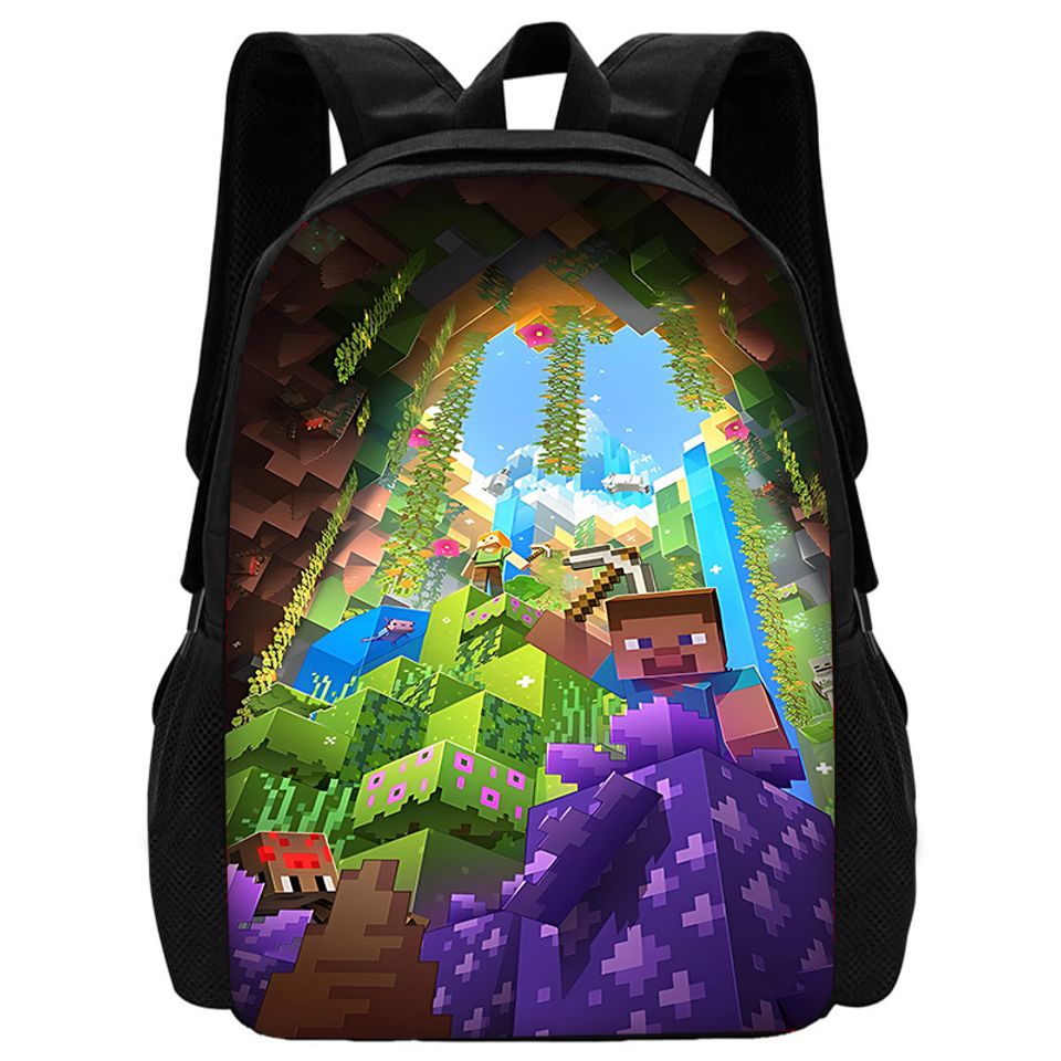 Minecraft Child School Cartoon Backpack
