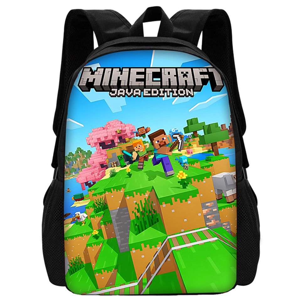 Minecraft Child School Cartoon Backpack
