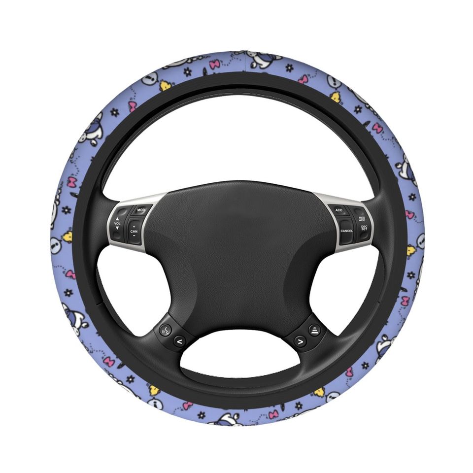 Cute Pochacco Pattern Disney Steering Wheel Cover
