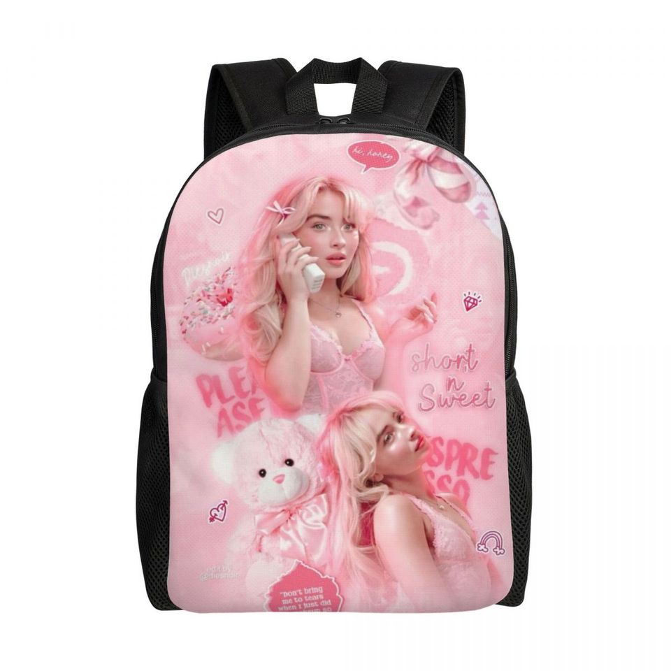 Sabrina Carpenter Album Laptop Backpack for School College Students