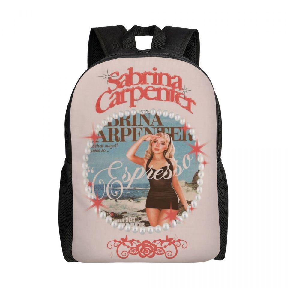 Sabrina Carpenter Album Laptop Backpack for School College Students