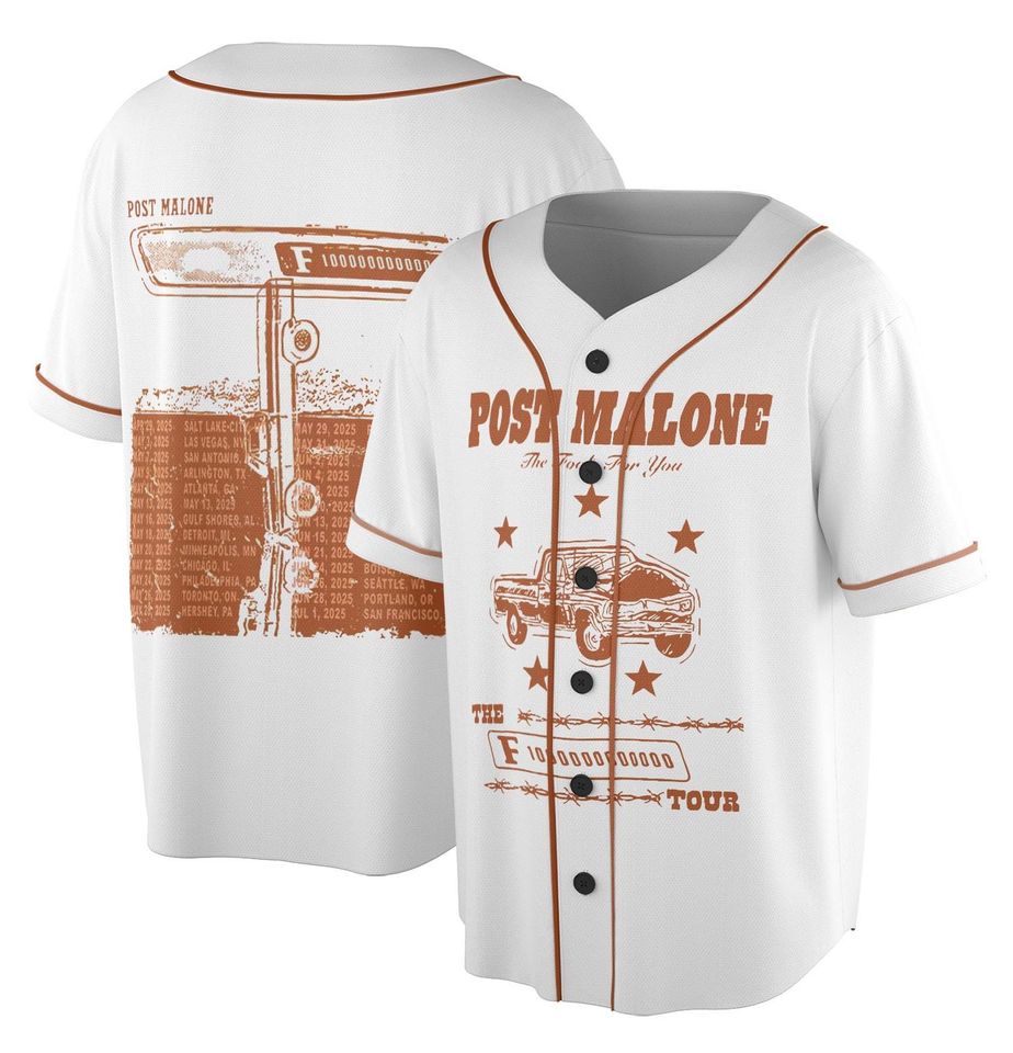 Vintage Post Malone Tour Jersey, Big Ass Stadium Tour Jersey