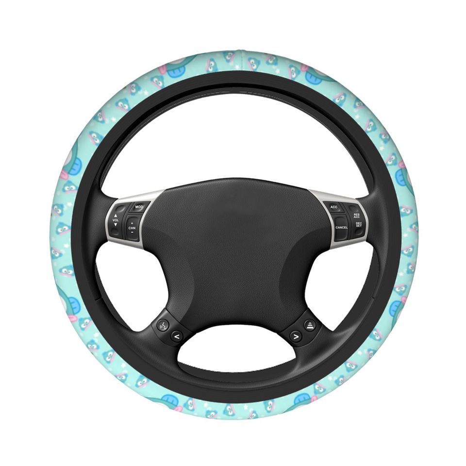 Cute Hangyodon Pattern Universal Cartoon Disney Steering Wheel Cover
