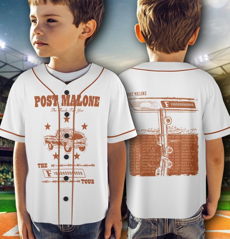 Vintage Post Malone Tour Jersey, Big Ass Stadium Tour Jersey