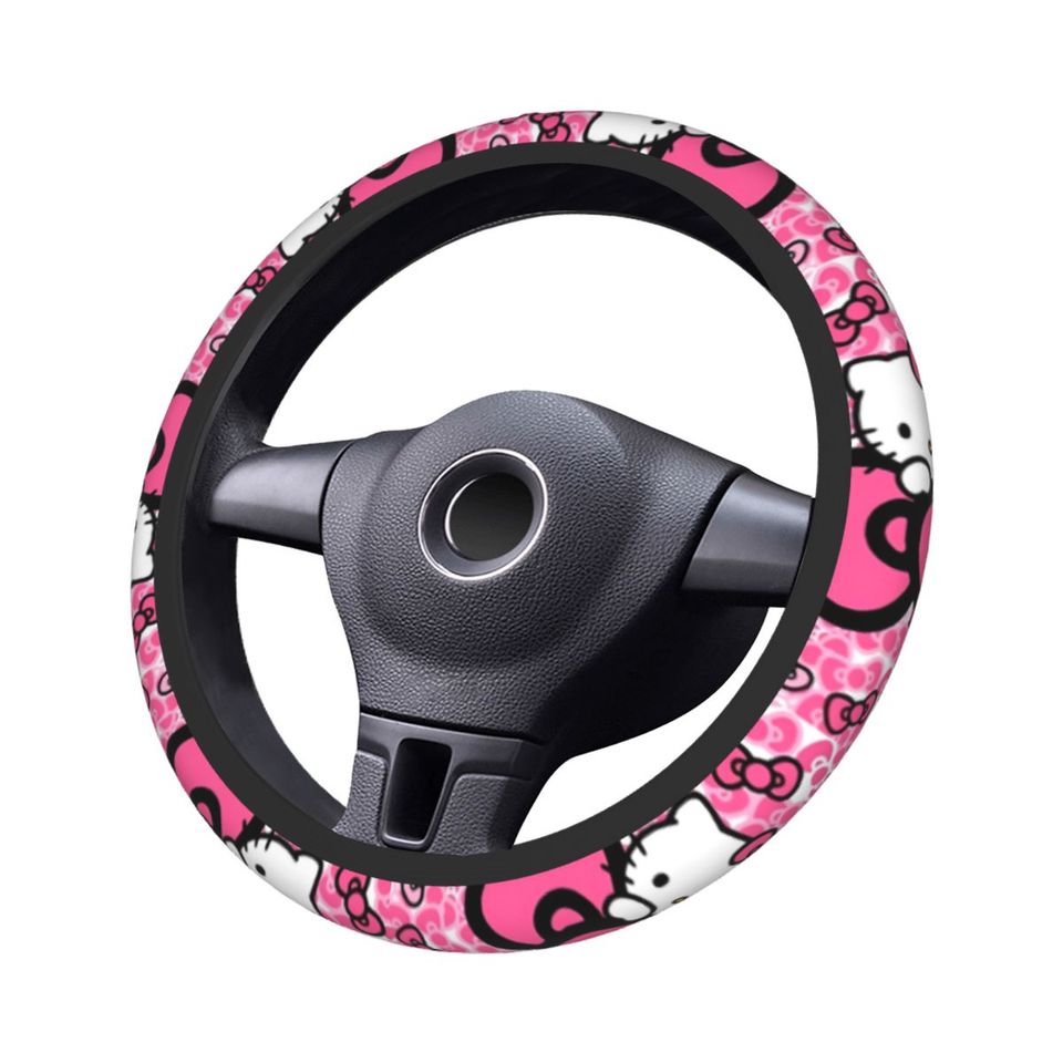Steering Wheel Covers Hello Kitty Cartoon