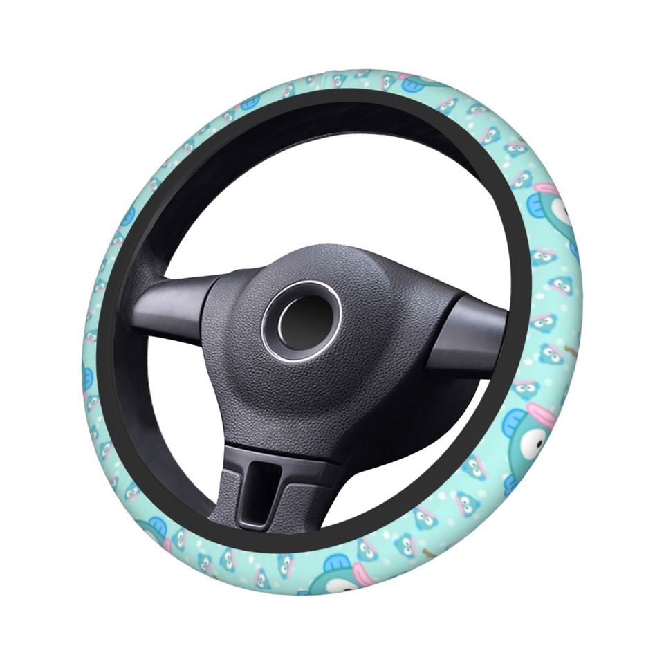 Cute Hangyodon Pattern Universal Cartoon Disney Steering Wheel Cover