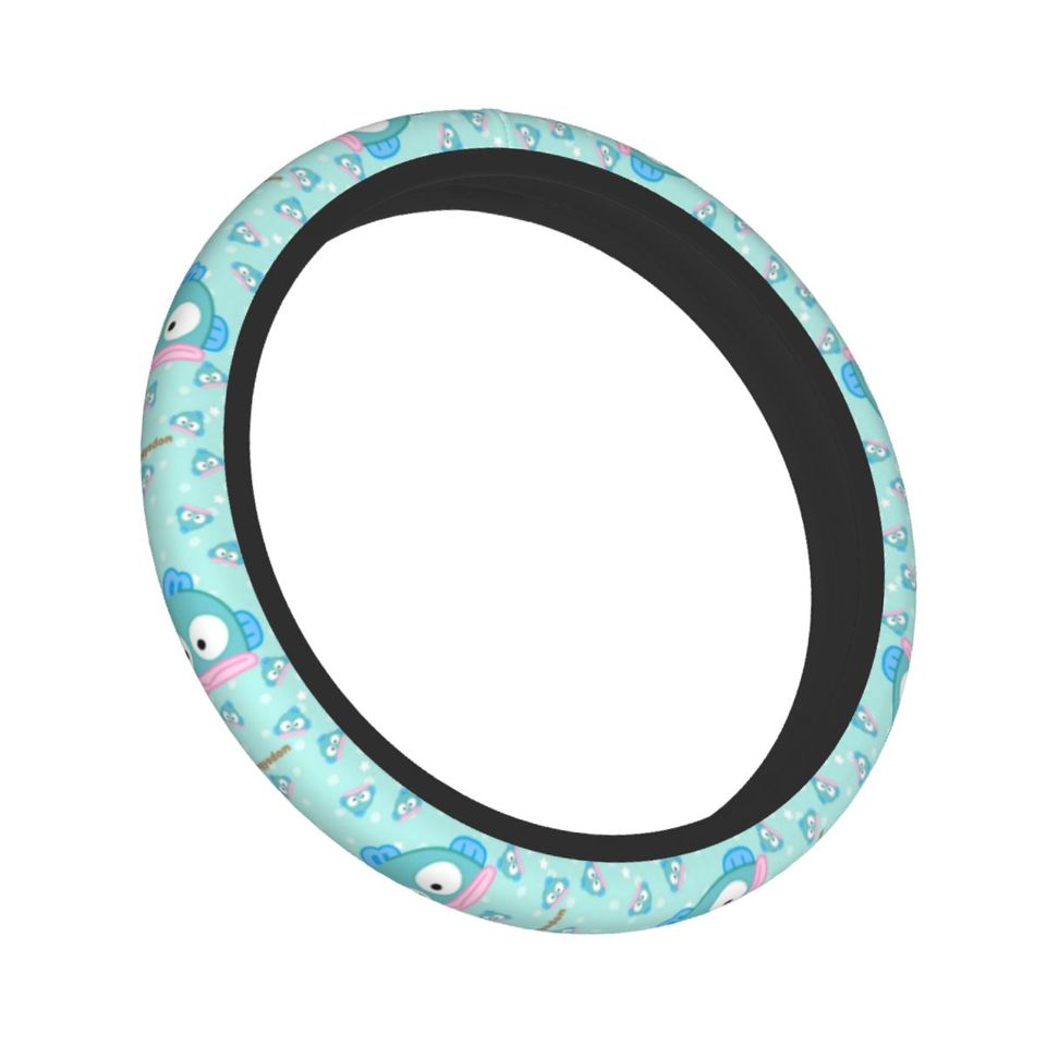 Cute Hangyodon Pattern Universal Cartoon Disney Steering Wheel Cover