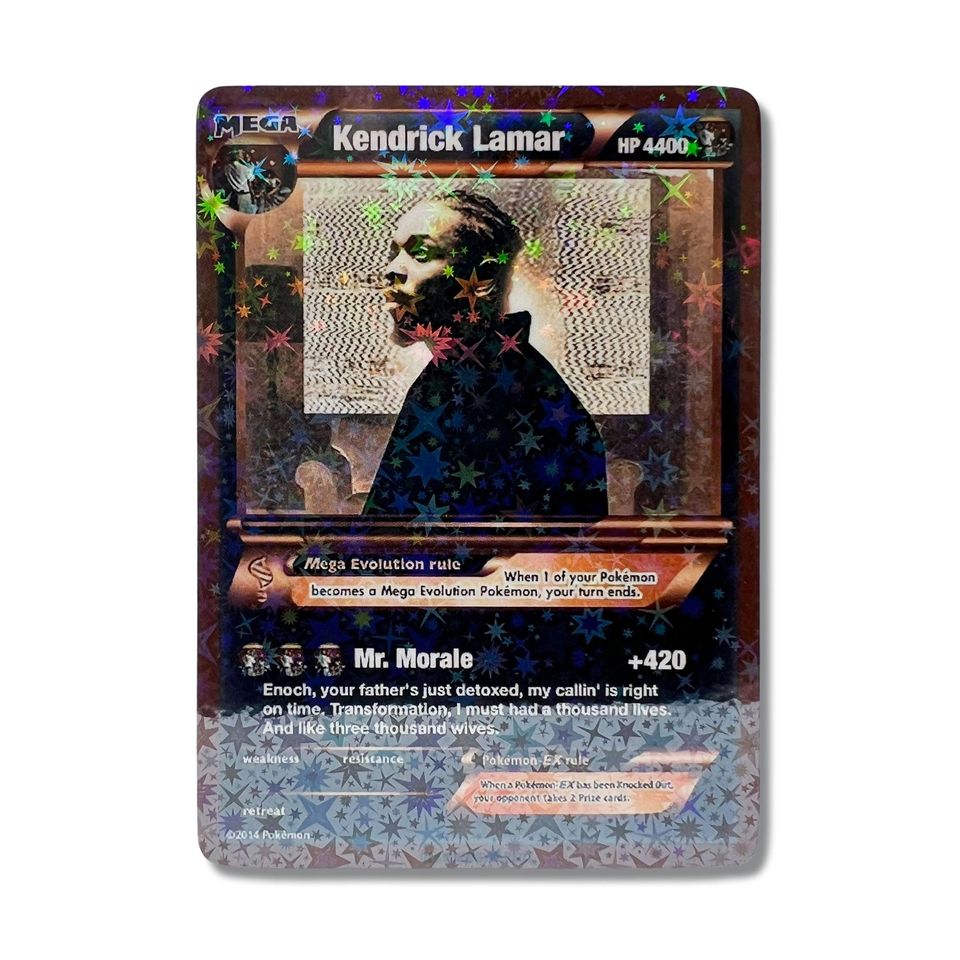 Kendrick Lamar Hologram Card