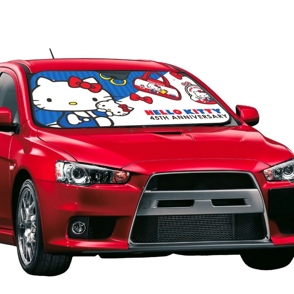Hello Kitty Cartoon Car Sunshade