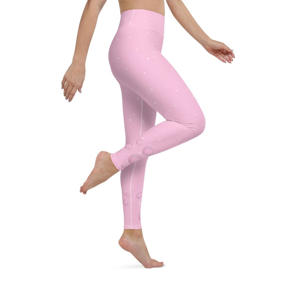 Wicked Glinda Pink Yoga Leggings