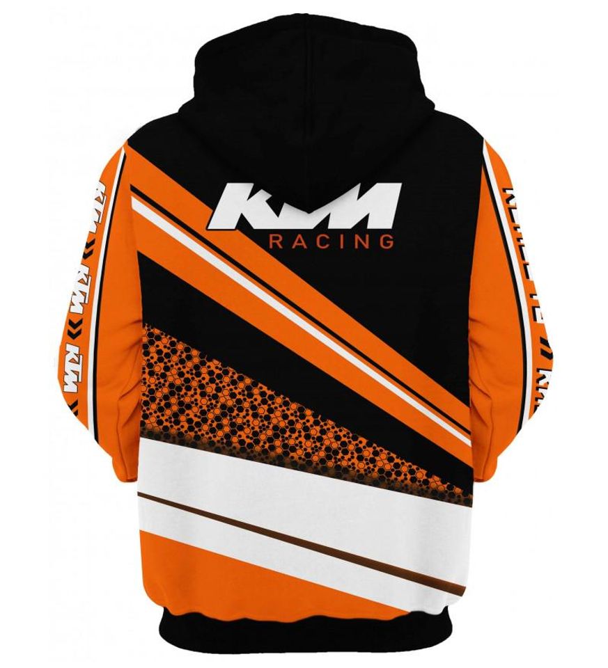 KTM Sweatshirt |3D Printed Hoodie | Unique Textured Design | Unisex Fashion