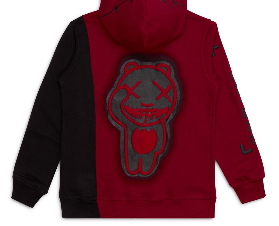 1Venture Black / Crimson Red Hoodie