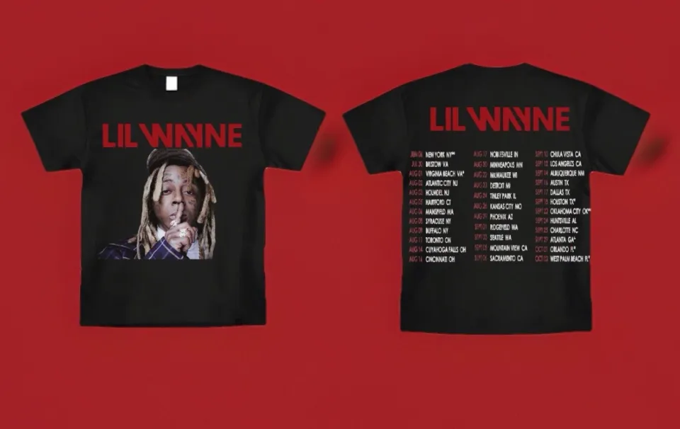 Lil Wayne Carter VI Tour T Shirt